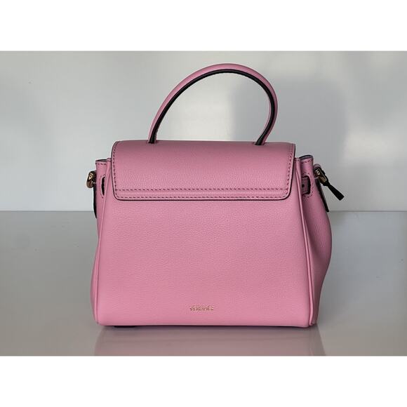 NWT $2125 Versace Top Handle Leather Pink Small Shoulder Bag DBFI040 Italy - Picture 9 of 16